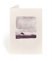 Wasserfarben, Zwei Bäume Wasserfarben, Zwei Bäume