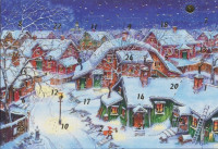 Adventskalenderkarte Adventskalenderkarte