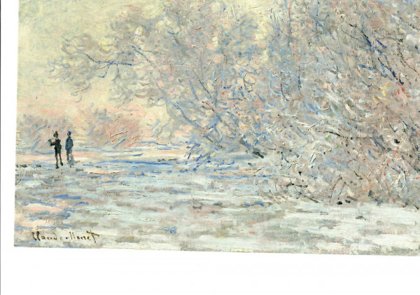 Claude Monet, Raureif in Giverny