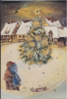 Adventskalenderkarte Adventskalenderkarte