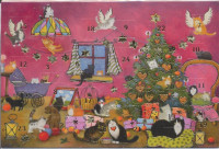 Adventskalenderkarte Adventskalenderkarte