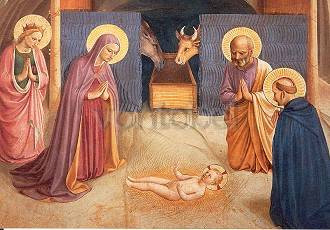Artikel auf Anfrage, Fra Angelico, Geburt Christi