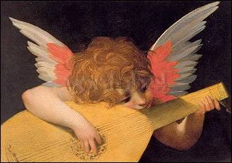 Rosso Fiorentino, Laute spielender Engel (1522)