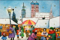 Adventskalenderkarte Adventskalenderkarte