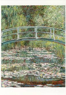 Claude Monet, Brücke über einen Seerosenteich