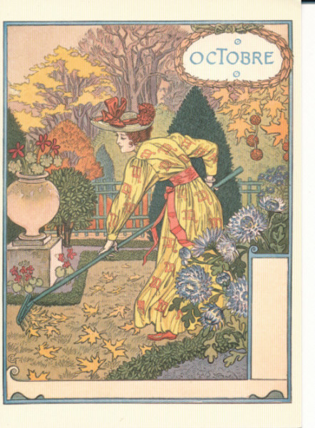 Eugène Grasset, Oktober