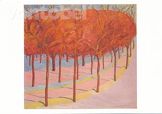 Cuno Amiet, Bäume in der Wintersonne