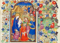Anbetung der Könige, das Stundenbuch der Margarete von Orléans Anbetung der Könige, das Stundenbuch der Margarete von Orléans