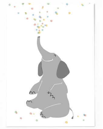 Konfetti Elefant