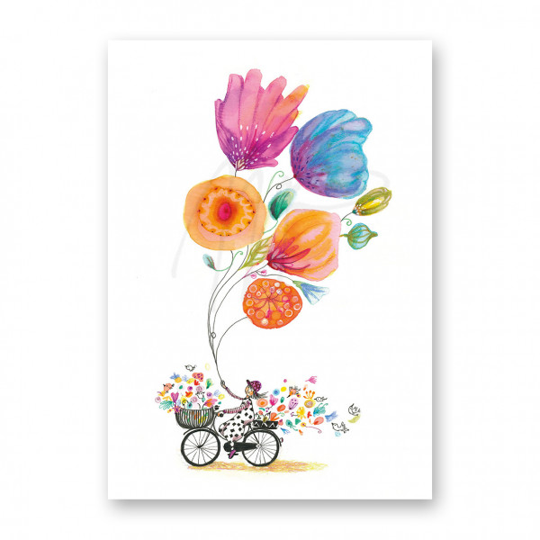 floral bike