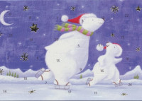 Adventskalenderkarte Adventskalenderkarte