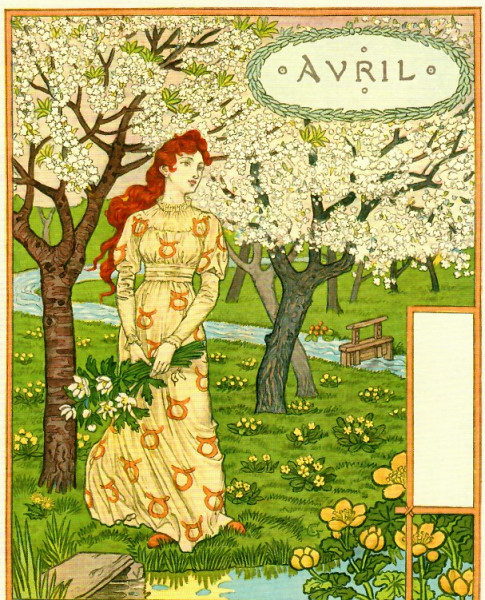 Eugène Grasset, April