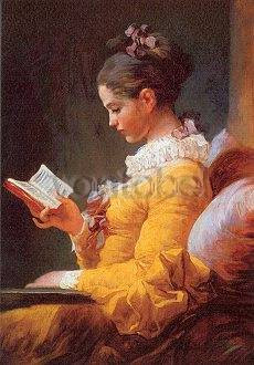 Jean Honoré Fragonard, Lesendes Mädchen