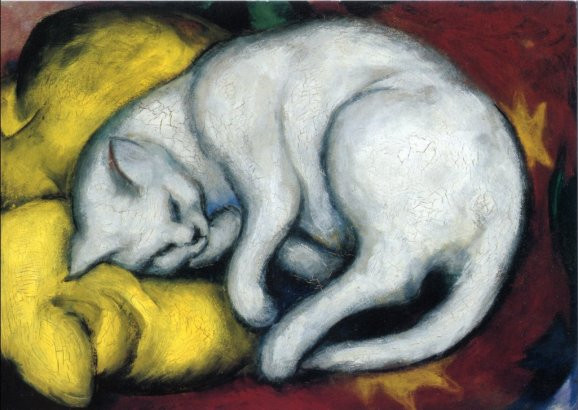 Franz Marc, Die weiße Katze
