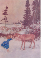 Edmund Dulac, Die Schneekönigin I Der Kuss Edmund Dulac, Die Schneekönigin I Der Kuss