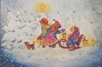 Adventskalenderkarte Adventskalenderkarte
