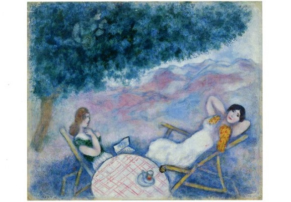 Marc Chagall, Bella und Ida in Peira-Cava